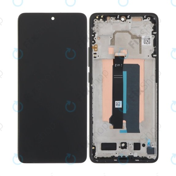 Xiaomi Poco X6 Pro - LCD zaslon + zaslon osjetljiv na dodir + okvir (Black) TFT