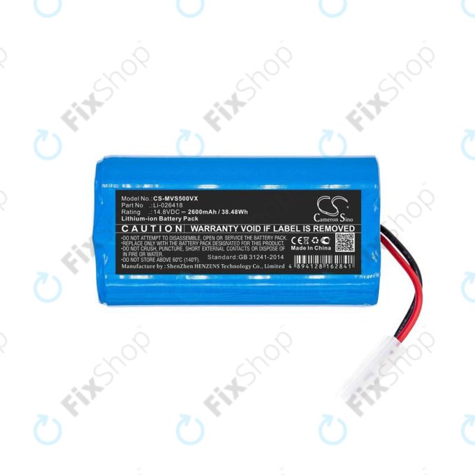 Xiaomi Mijia G1, Flyco FC-serija, myVacBot SN500, Panasonic MC-serija, Phicomm X3, Puppy R-serija - Baterija Li-026418 2600mAh HQ