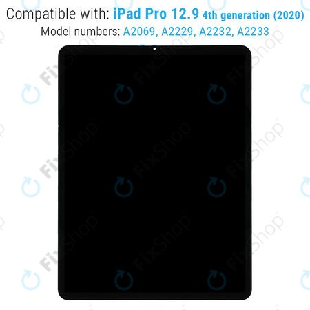 Apple iPad Pro 12.9 (4th Gen 2020) - LCD zaslon + zaslon osjetljiv na dodir + IC ploča Refurbished