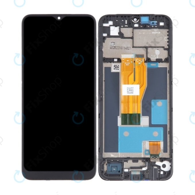 Realme C30 RMX3581 - LCD zaslon + zaslon osjetljiv na dodir + okvir (Lake Blue) TFT