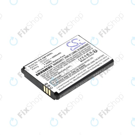 Baterija za Xiaomi F490 4g, 2000mAh, Li-Pol, 3.8V, DC027, HQ