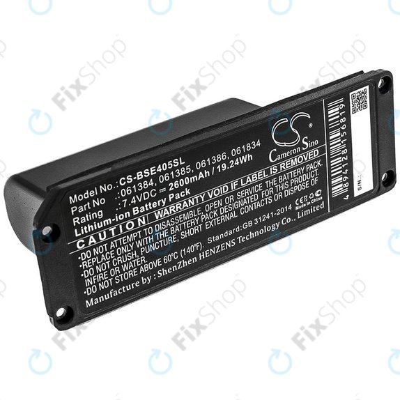 Baterija za Bose 413295, SoundLink Mini, 2600mAh, Li-ion, 7.4V, 061384, HQ