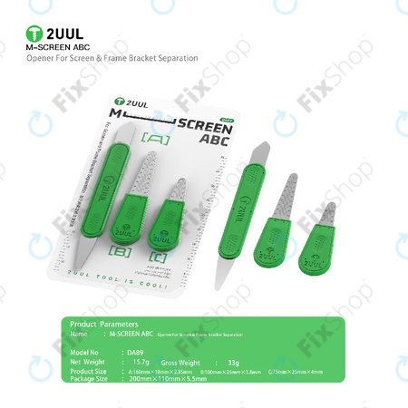 ABC Set alata za otvaranje zaslona, 2UUL DA89