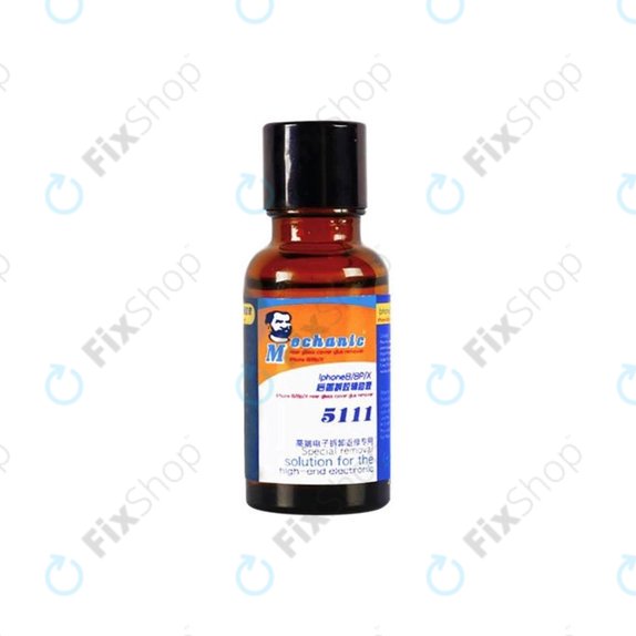 Mechanic 5111 - Odstranjivač ljepila za stražnje staklene poklopce (iPhone 8 - 14 Pro Max) - 20 ml