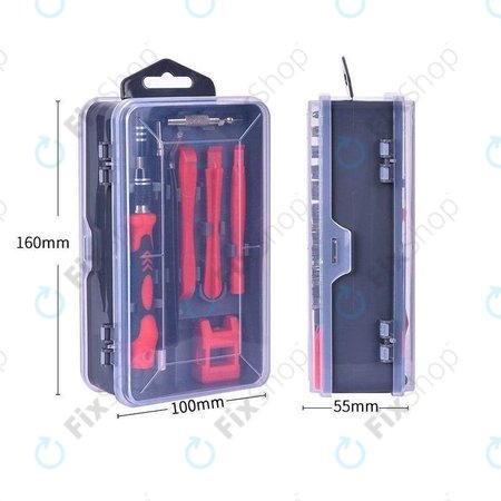 Kingsdun - Profesionalni set odvijača za iPhone 117u1 (crveno izdanje)