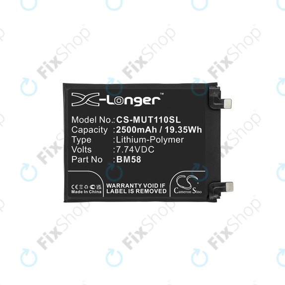 Xiaomi 11T Pro - Baterija BM58 2500mAh HQ