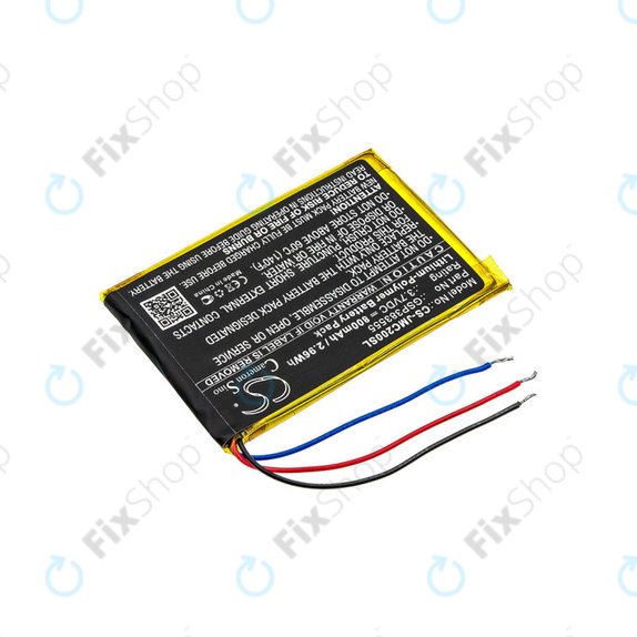 Baterija za JBL Clip 2, 800mAh, Li-Pol, 3.7V, GSP383555, HQ