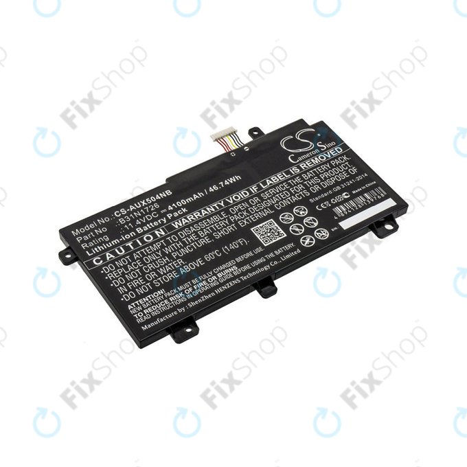 Baterija za Asus TUF 504, 505, 554, 656, FX504, Tuf Gaming A15, 4100mAh, Li-Ion, 11.4V, B31N1726, HQ