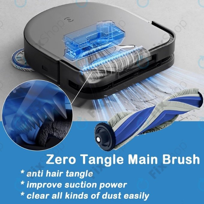 Ecovacs Deebot X5 Omni, X5 Pro Omni - četka u roli