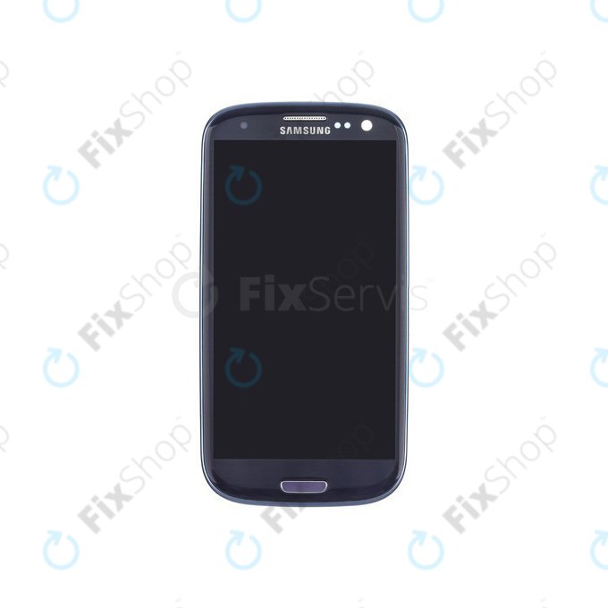 Samsung Galaxy S3 i9300 - LCD zaslon + zaslon osjetljiv na dodir + okvir (Pebble Blue) OLED