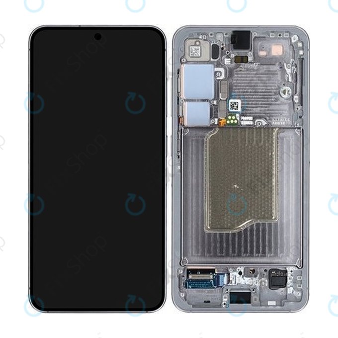 Samsung Galaxy S25 - LCD zaslon + zaslon osjetljiv na dodir + okvir (Silver Shadow) - GH82-36329A Genuine Service Pack