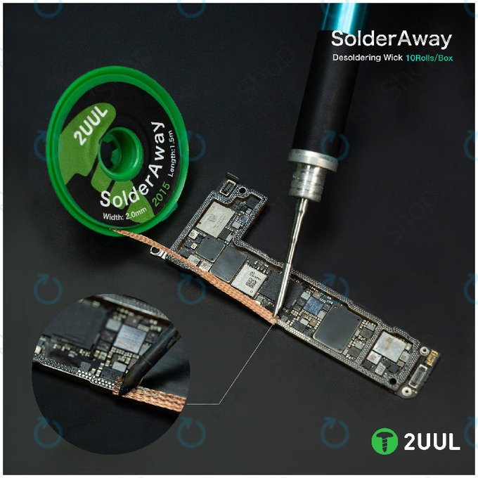 Pletenica za odlemljivanje, Solder Vampire, 2UUL DW11, 10 rola/kutija