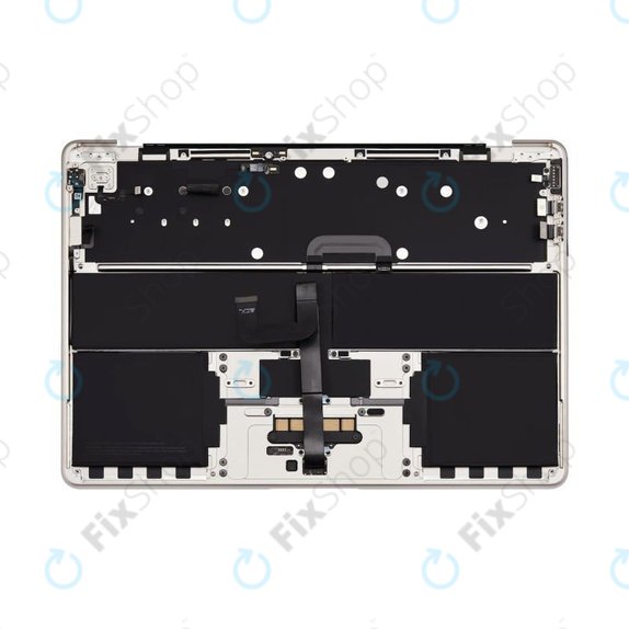 Gornji okvir tipkovnice za MacBook Air 13", A3113 (2024), s US tipkovnicom i baterijom, Starlight, 661-40229, Genuine Apple