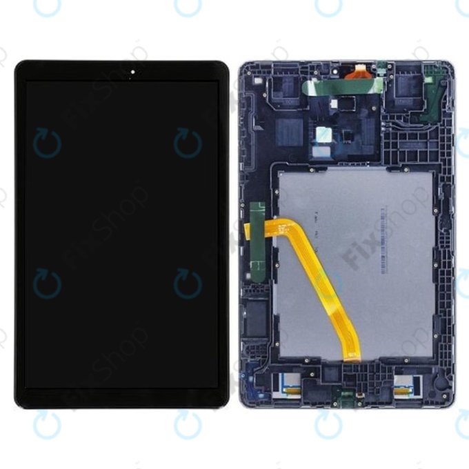 Samsung Galaxy Tab A 10.5 T590, T595 - LCD zaslon + zaslon osjetljiv na dodir + okvir (crni) - GH97-22197A Originalni servisni paket