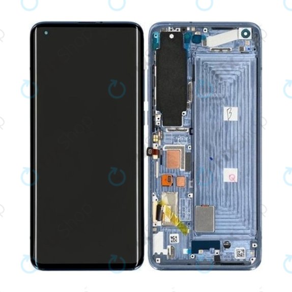 Xiaomi Mi 10 - LCD zaslon + zaslon osjetljiv na dodir + okvir (Twilight Grey) - 56000500J200 Genuine Service Pack