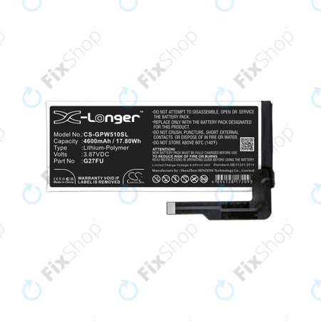 Google Pixel 5A - Baterija G27FU 4600mAh HQ