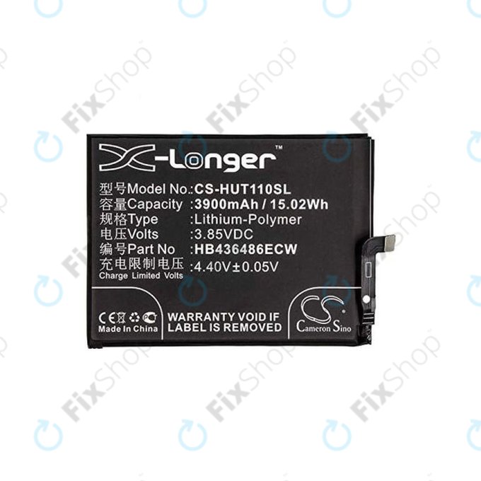 Huawei Mate 10 Lite, Mate 10 Pro, Mate 20, Nova 2i, P20 Pro, Honor View 20 - Baterija HB436486ECW 3900mAh HQ