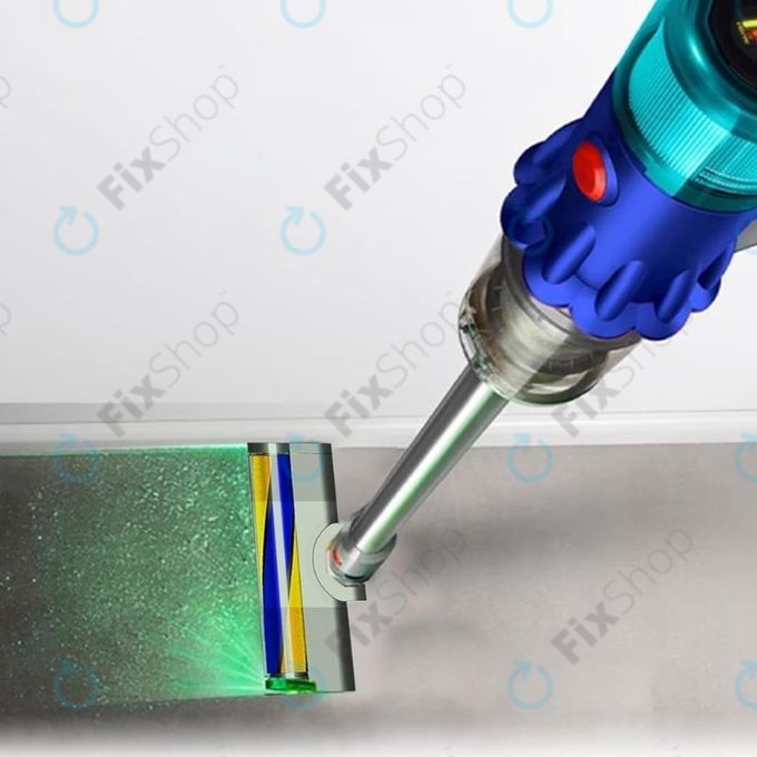 Dyson V12 - Podna glava s LED zelenim svjetlom