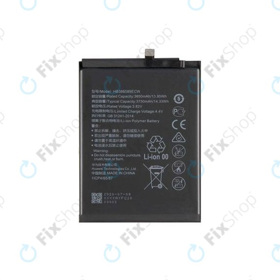 Huawei Honor Play Mate 20 Lite, Nova 3, Nova 5T, P10 Plus, View 10 - Baterija 3750mAh - HB386589ECW