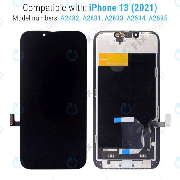Apple iPhone 13 - LCD zaslon + zaslon osjetljiv na dodir + okvir Hard OLED FixPremium