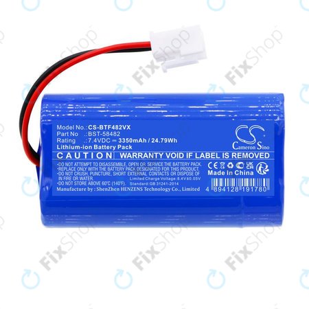 Baterija za Bestway Aquatronix, Kokido Vektro Z200, 3350mAh, Li-Ion, 7.4V, BST-58482, HQ