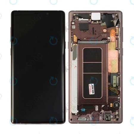 Samsung Galaxy Note 9 N960U - LCD zaslon + zaslon osjetljiv na dodir + okvir (metalni bakar) - GH97-22269D, GH97-23737D, GH97-22270D originalni servisni paket