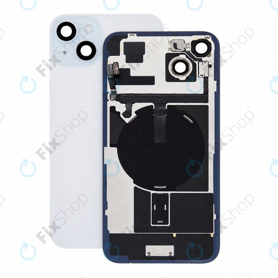 Staklo stražnjeg kućišta za iPhone 15 Plus, Blue, Pulled A