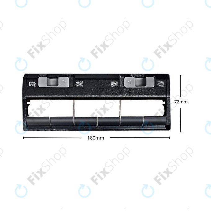 Ecovacs Deebot N-series, T-series, X1-series, Ozmo-series - Poklopac glavne četke (Crna)