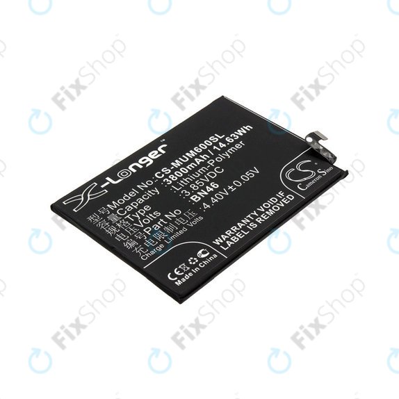 Baterija za  Xiaomi Redmi Note 8T, 3800mAh, Li-Pol, 3.85 V, BN46, HQ