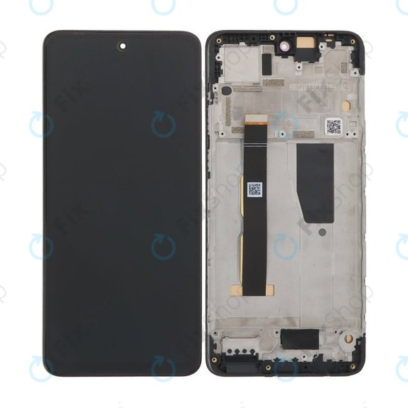 Motorola Moto G84 XT2347 - LCD zaslon + zaslon osjetljiv na dodir + okvir (Black) OLED