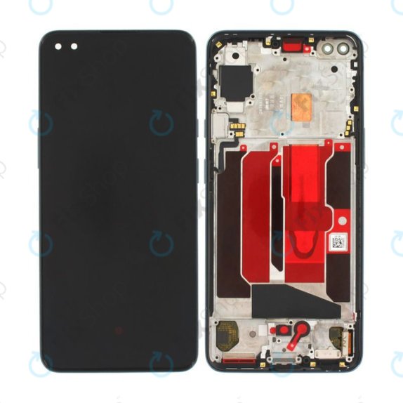 OnePlus Nord - LCD zaslon + zaslon osjetljiv na dodir + okvir (Gray Onyx) OLED