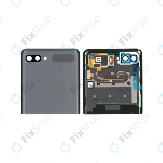 Samsung Galaxy Z Flip 5G F707B - LCD zaslon + zaslon osjetljiv na dodir + okvir (vanjski) (Mystic Gray) - GH96-13806A Originalni servisni paket