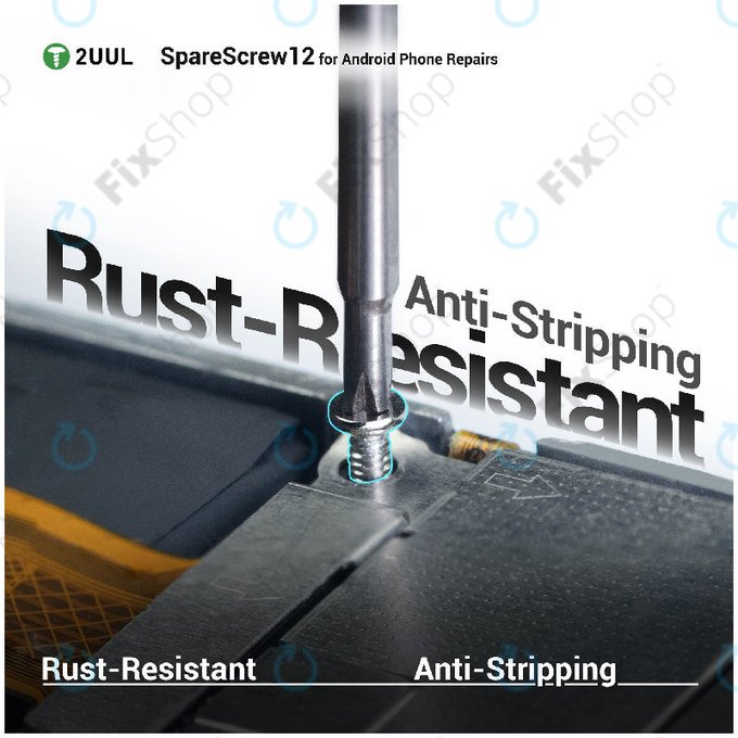 Set Phillips vijaka za Android servise, 2UUL SC12, 1200kom/pak