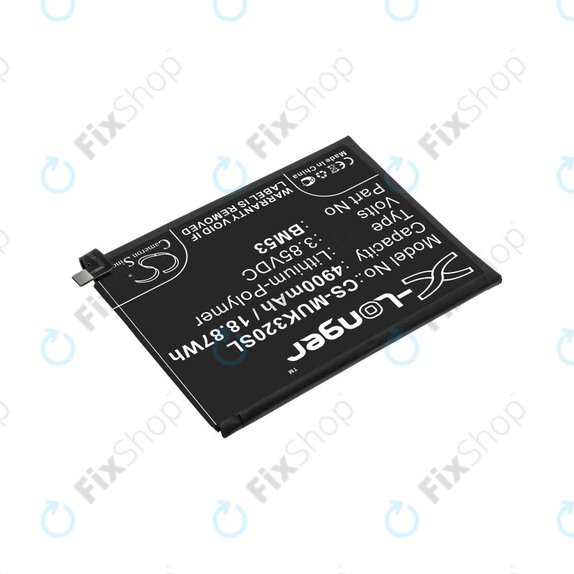 Baterija za  Xiaomi Mi 10T 5G M2007J3SY, 4900mAh, Li-Pol, 3.85 V, BM53, HQ