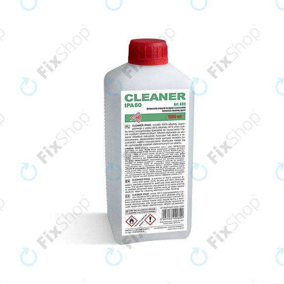 Izopropanol 60%, 1000 ml, Cleanser IPA