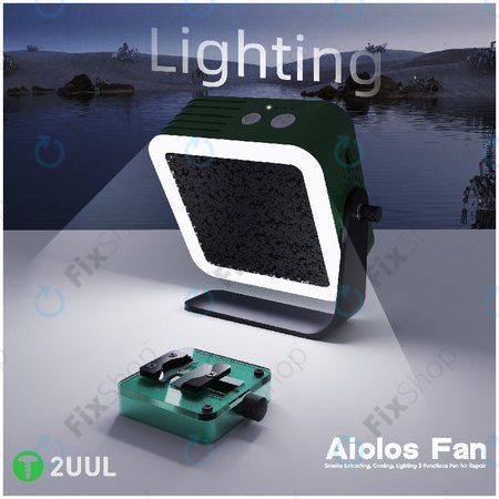 Odvod dima i ventilator za hlađenje s LED osvjetljenjem, 2UUL DA98