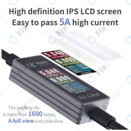 AV-Line - Kabel za punjenje s pametnim otkrivanjem (USB-C - USB-C)