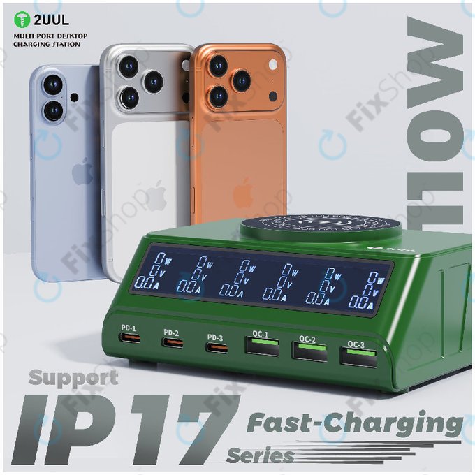 Stolni punjač s više priključaka, 2UUL PC11