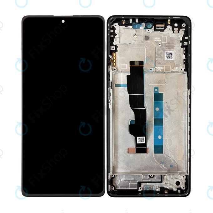 Xiaomi Redmi Note 13 5G 2312DRAABC - LCD zaslon + zaslon osjetljiv na dodir + okvir (Stealth Black) OLED