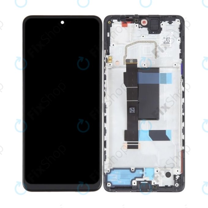 Xiaomi Redmi Note 12 Pro 5G - LCD zaslon + zaslon osjetljiv na dodir + okvir (Midnight Black) TFT