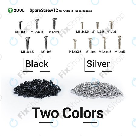 Set Phillips vijaka za Android servise, 2UUL SC12, 1200kom/pak