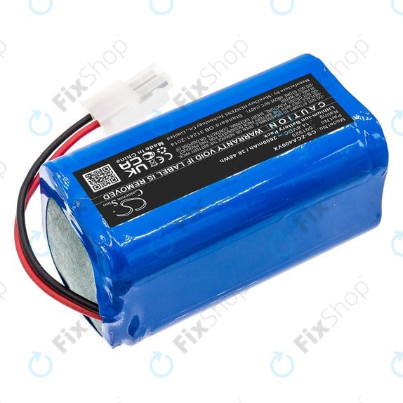 Baterija za Concept VR2000, Zaco A4s, A6, A8s, A9s, 2600mAh, Li-Ion, 14.8V, 501929, HQ