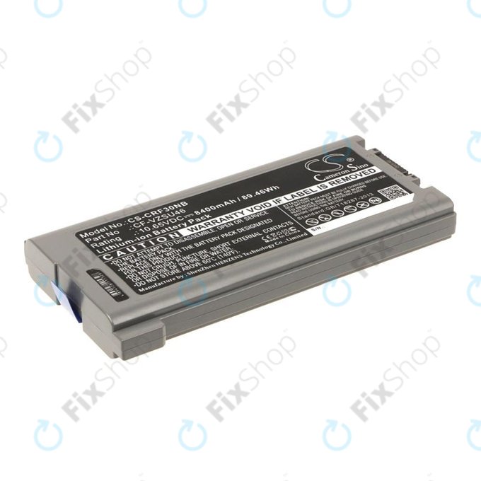Baterija za Panasonic Toughbook CF-30, 31, 53, 8400mAh, Li-Ion, 10.65V, CF-VZSU46, HQ
