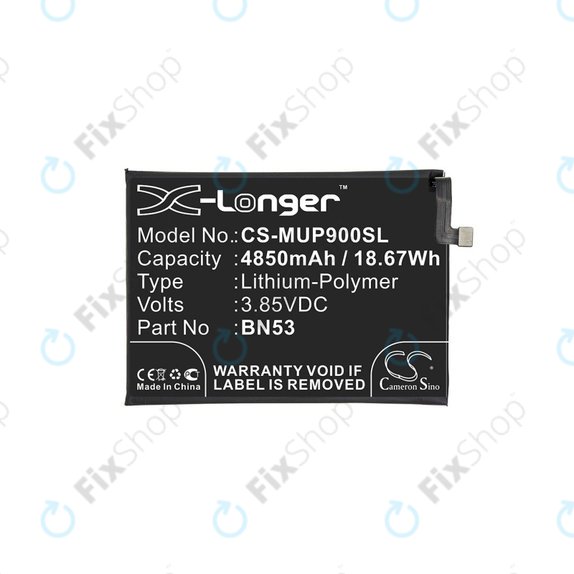 Xiaomi Redmi Note 9 Pro - Baterija BN53 4850mAh HQ