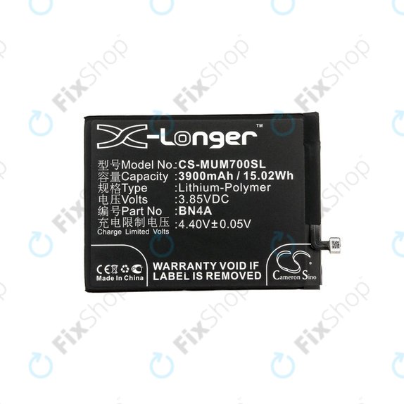 Baterija za  Xiaomi Redmi Note 7, 3900mAh, Li-Pol, 3.85 V, BN4A, HQ