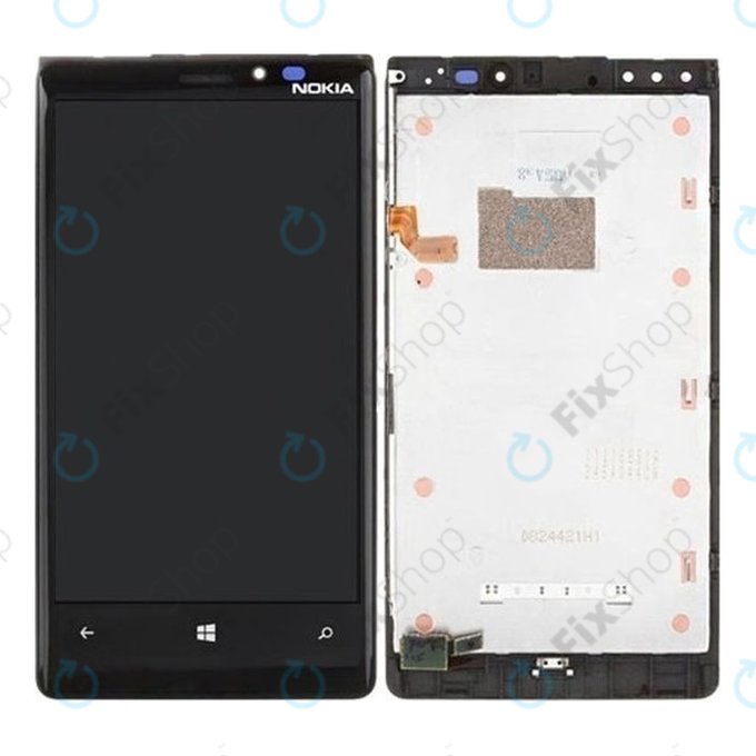 Nokia Lumia 920 - LCD zaslon + zaslon osjetljiv na dodir + okvir - 00808F9 Genuine Service Pack