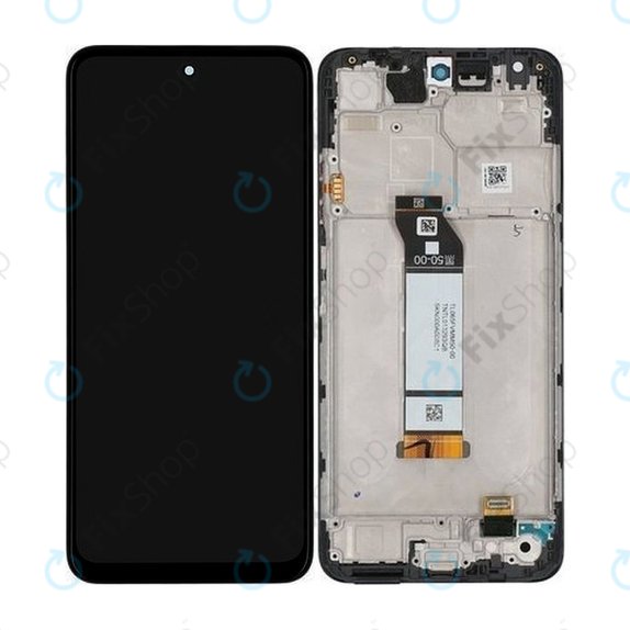 Xiaomi Redmi Note 10 5G - LCD zaslon + zaslon osjetljiv na dodir + okvir (Graphite Grey) - 5600020K1900 Genuine Service Pack