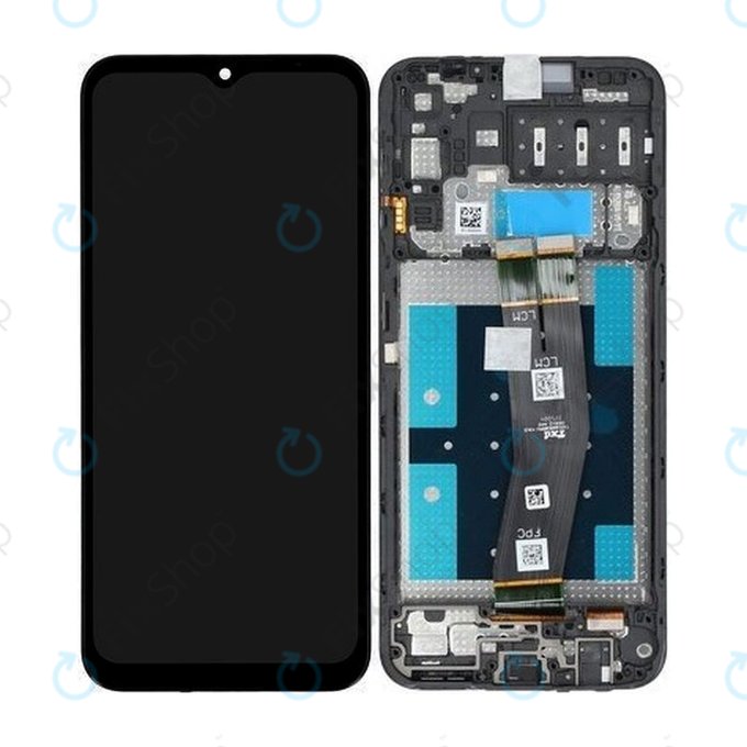 Samsung Galaxy A14 A145F - LCD zaslon + zaslon osjetljiv na dodir + okvir (crni) - GH81-23541A, GH81-23540A Originalni servisni paket