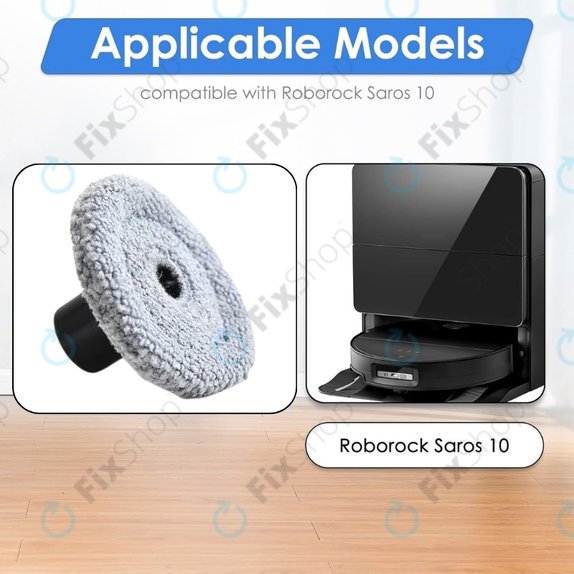 Bočna krpa za brisanje, 2 kom za Xiaomi Roborock Saros 10