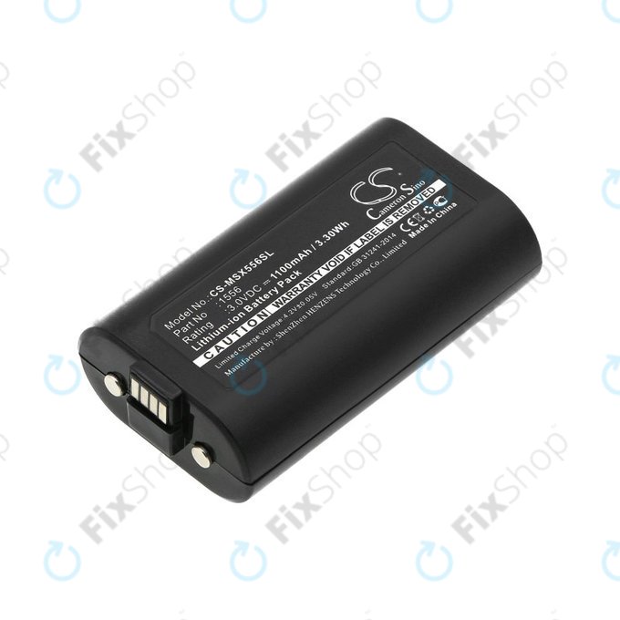 Baterija za Microsoft Xbox One Wireless Controller, Xbox One S, X, Elite Controller, 1556, 1100mAh, Li-Ion, 3V, 1556, HQ